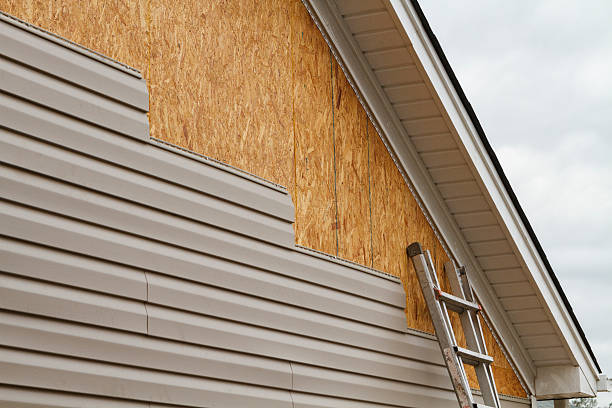 Professional Vinyl Siding technician working in Danville, VA